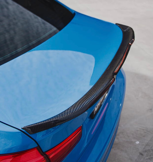 Carbon Fiber CS Style Spoiler for BMW F30 F80 M3 High Quality Carbon Fiber Rear Trunk Spoiler