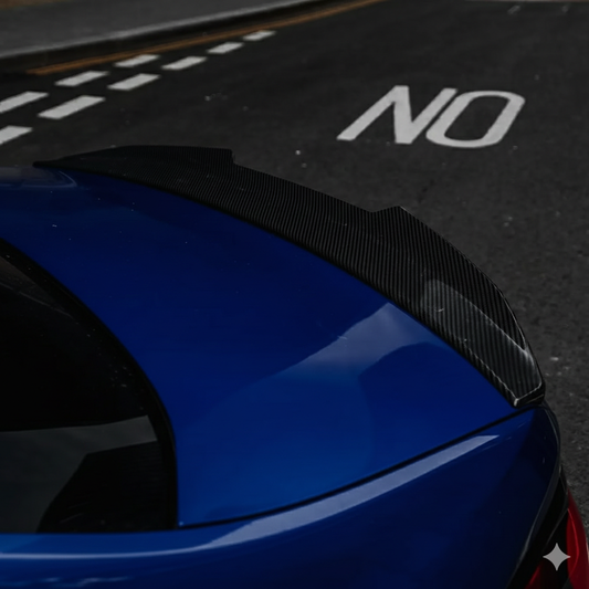 PSM Style High Kick Carbon Fiber Spoiler for BMW F90 M5 & G30 5 Series